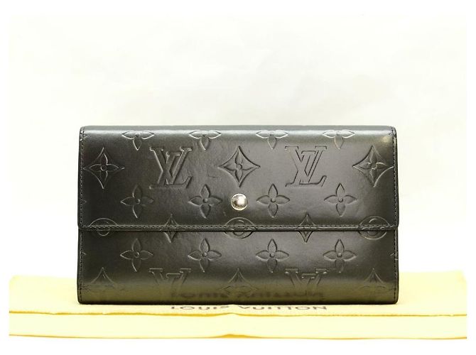 Louis Vuitton Porte-Trésor International Wallet in Lack Grau Braun - Ansicht 2
