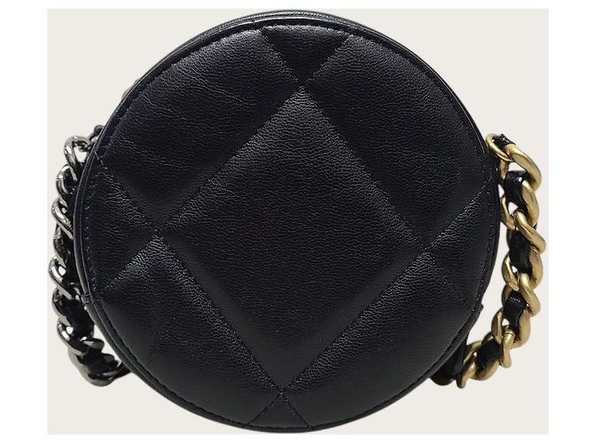 Chanel Serie di borse Tambourine con logo CC Oro e Nero - vista 5