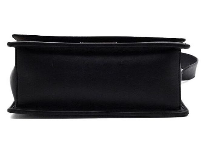 Fendi Borsa Tote e Borsa a Spalla in pelle di vitello nera con logo FF Can Eye Nero - vista 9