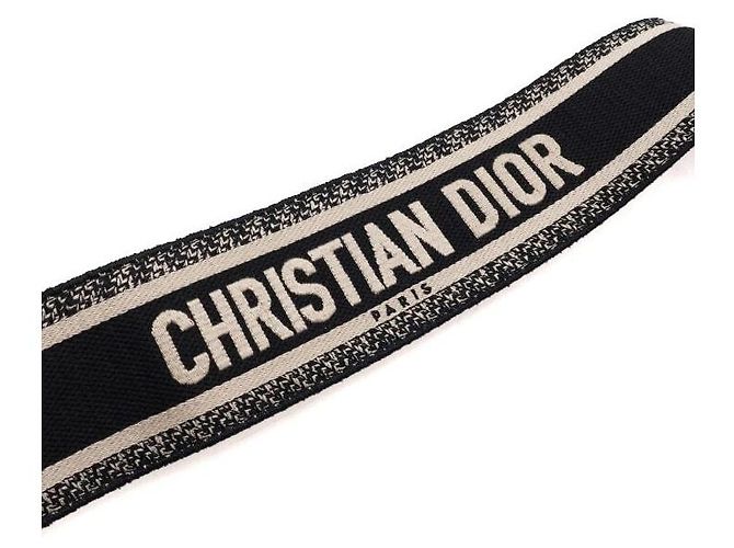 Dior Tracolla con ricamo Oblique nero - vista 4