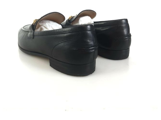 Gucci Mocassino in pelle Jordan Nero - vista 3