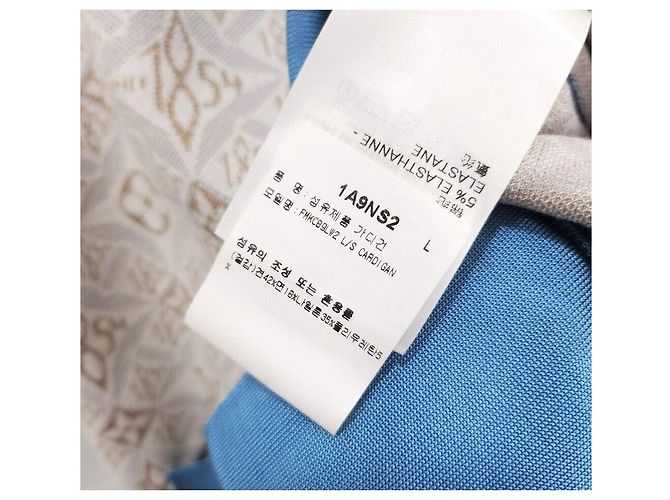 Louis Vuitton Cárdigan Monogram SINCE con ribete de contraste Plata - vista 5