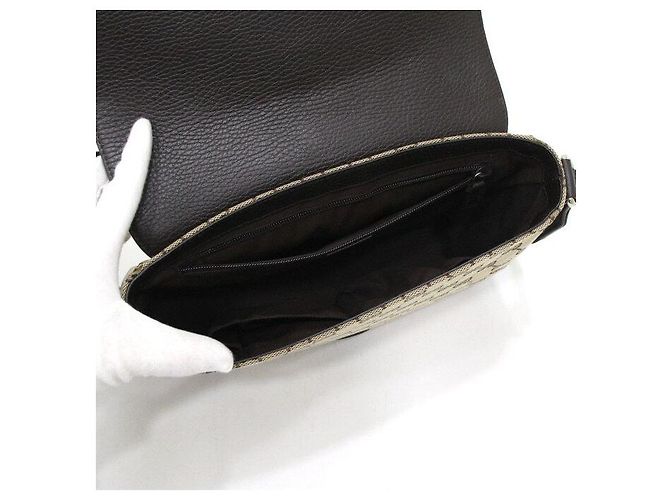 Gucci Borsa a tracolla messenger con patta in GG Canvas Multicolore - vista 7