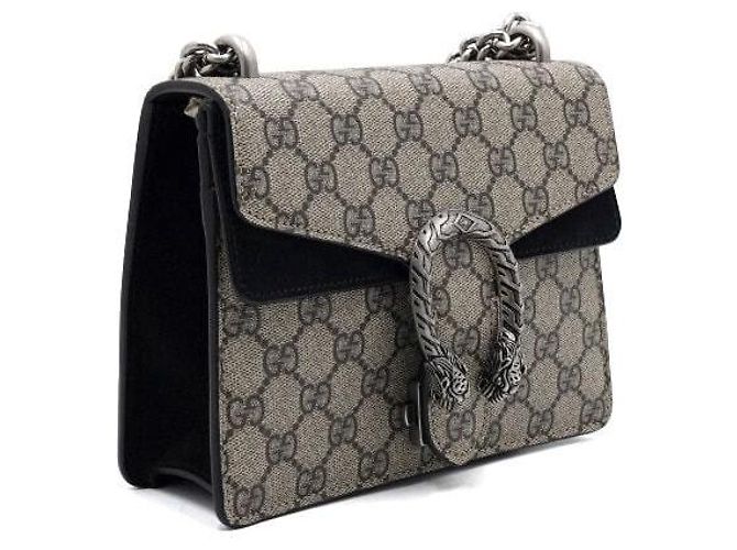 Gucci Dionysus Tiger Head Mini Schultertasche oder Umhängetasche Braun - Ansicht 3