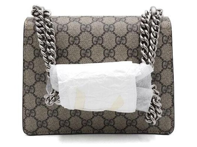 Gucci Dionysus Tiger Head Mini Schultertasche oder Umhängetasche Braun - Ansicht 4