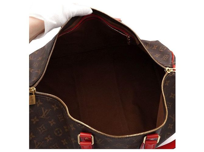 Louis Vuitton Borsa da Viaggio Monogram Keepall Bandoulière Multicolore - vista 5