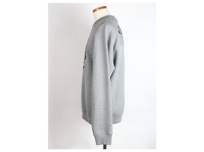 Louis Vuitton Nigo Logo Fleece Sweatshirt Grau Braun - Ansicht 3