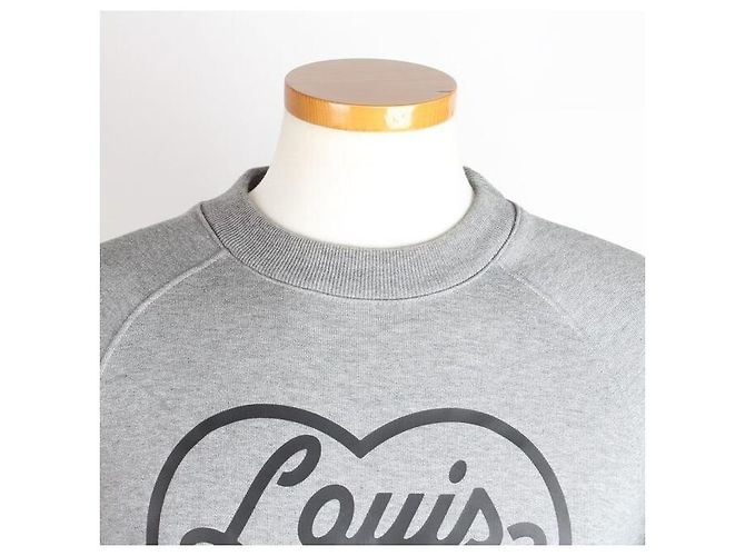 Louis Vuitton Nigo Logo Fleece Sweatshirt Grau Braun - Ansicht 5