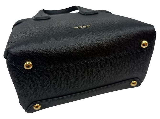 Burberry Borsa Tote Baby Banner Black Nero - vista 5