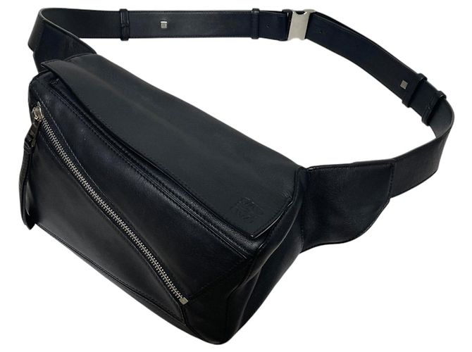 Loewe Piccola borsa a tracolla Puzzle nera, borsa a tracolla e borsa a bandoliera - vista 4