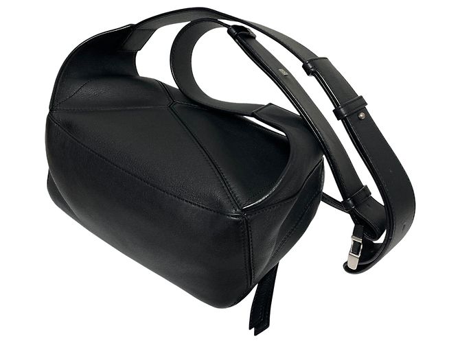 Loewe Piccola borsa a tracolla Puzzle nera, borsa a tracolla e borsa a bandoliera - vista 7