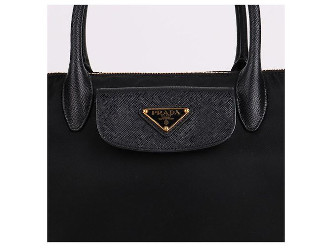 Tote Prada Tesuto Pocket Medium Schultertasche Schwarz - Ansicht 3