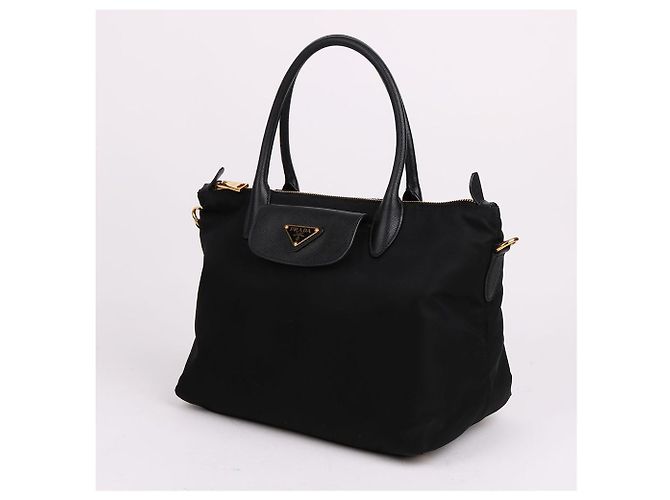 Tote Prada Tesuto Pocket Medium Schultertasche Schwarz - Ansicht 4