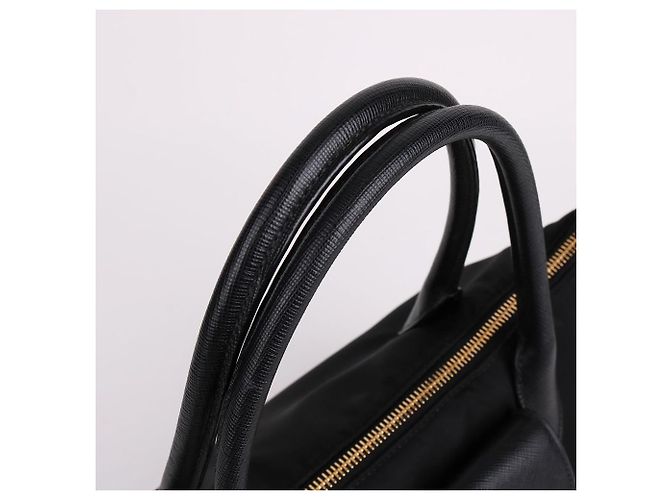 Tote Prada Tesuto Pocket Medium Schultertasche Schwarz - Ansicht 6