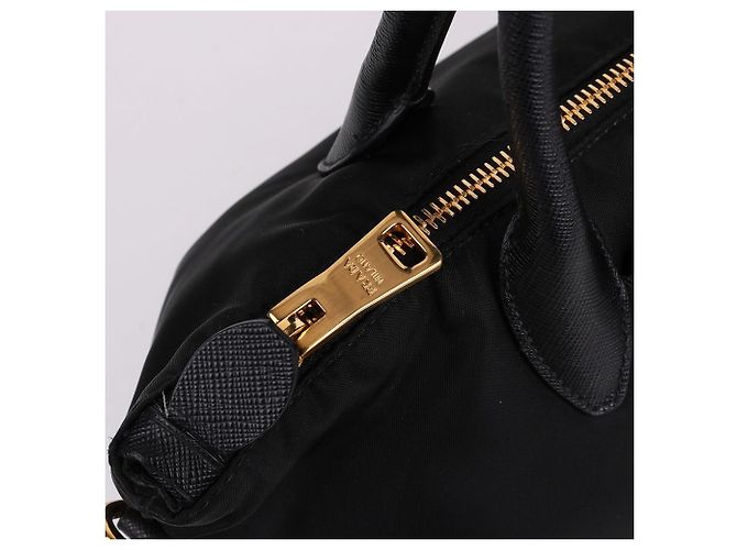 Tote Prada Tesuto Pocket Medium Schultertasche Schwarz - Ansicht 7