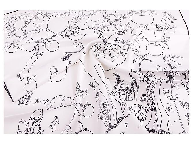 Hermès Seidenschal aus Twill Mehrfarben - Ansicht 10
