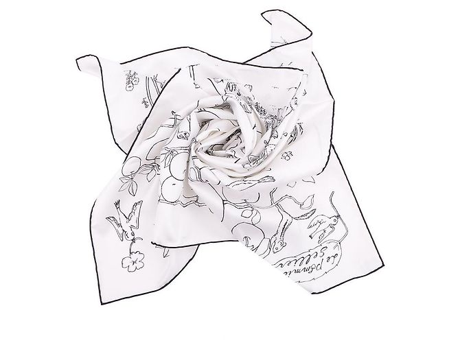 Hermès Seidenschal aus Twill Mehrfarben - Ansicht 9