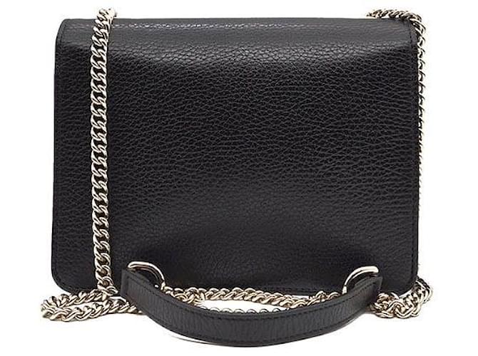 Gucci Borsa a tracolla Interlocking GG Nero - vista 3