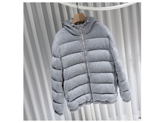 Brunello Cucinelli Cordy-Padding Grau Braun - Ansicht 3