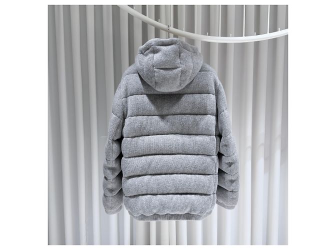 Brunello Cucinelli Cordy-Padding Grau Braun - Ansicht 5