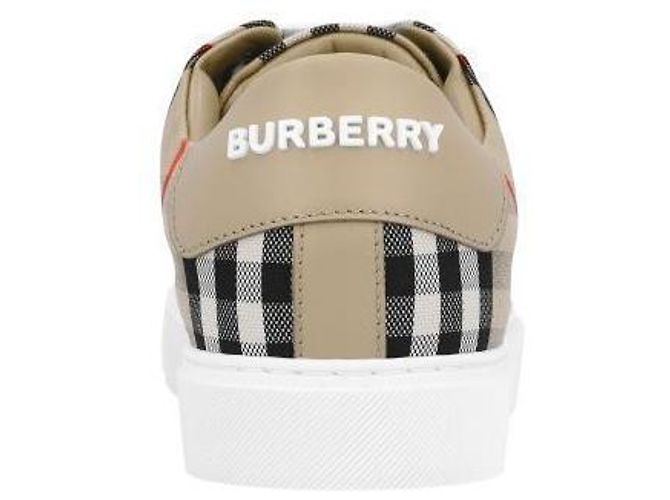 Burberry Sneaker in pelle a quadri da donna Multicolore - vista 5