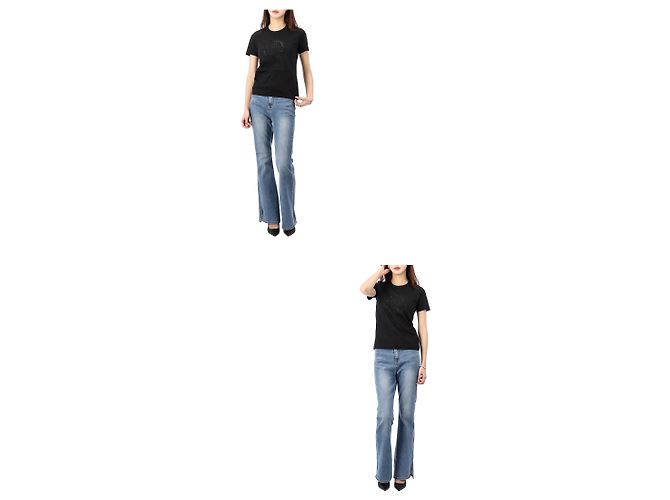 Moncler Lucky Chance Crystal Logo T-Shirt Größe - Ansicht 9