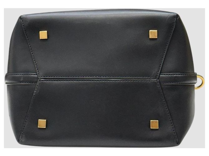 Cassandra Saint Laurent Borsa a secchiello in pelle lucida nera Nero - vista 6