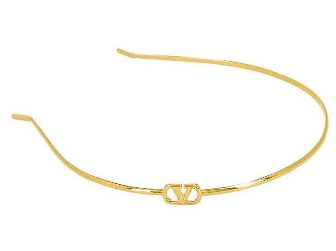 Valentino Cerchietto GaraVani Logo Crystal D'oro - vista 3