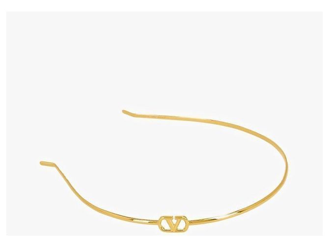 Valentino Cerchietto GaraVani Logo Crystal D'oro - vista 6