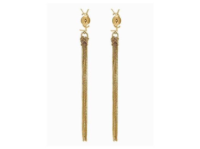 Saint Laurent CASSANDRE Quasten-Ohrringe - Ansicht 5