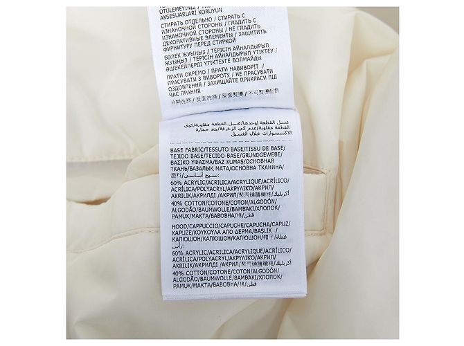 Chaqueta de forro polar reversible para mujer Moncler Blanco - vista 14