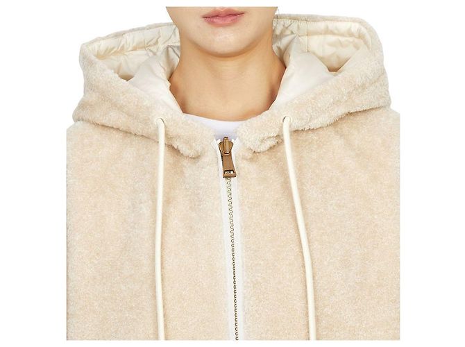 Chaqueta de forro polar reversible para mujer Moncler Blanco - vista 8