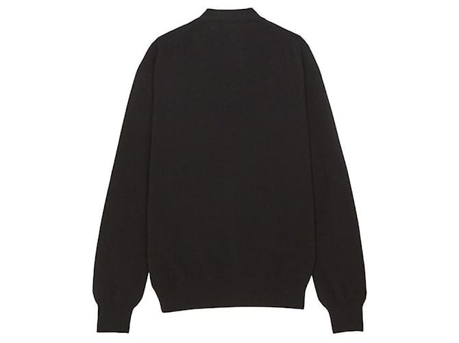 Comme Des Garcons Strickjacke Invader Pixel AZ Schwarz - Ansicht 3