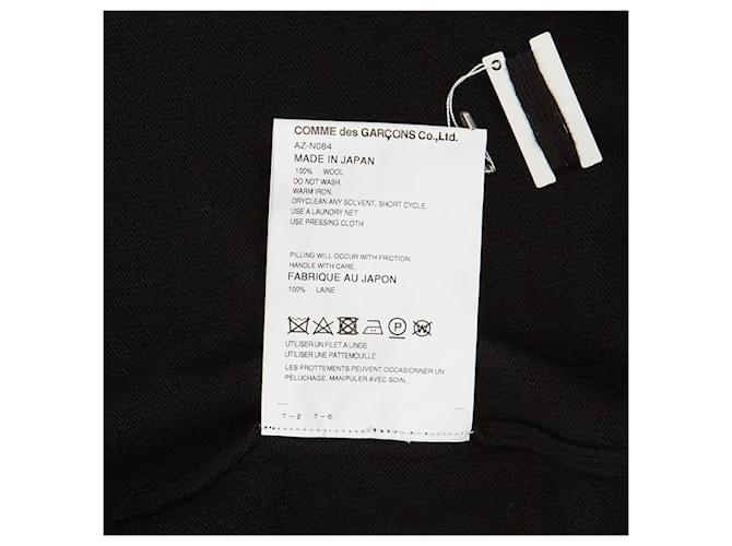 Comme Des Garcons Strickjacke Invader Pixel AZ Schwarz - Ansicht 7