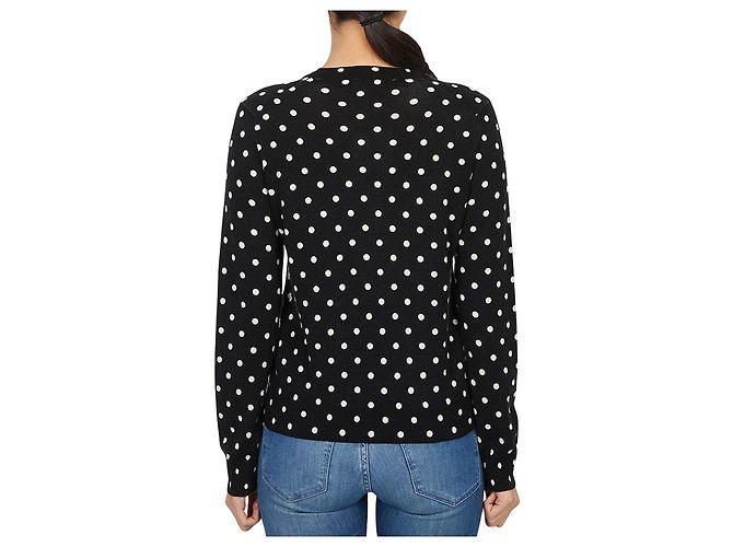 Comme Des Garcons Dot Black Patch Women's Knit AZ Azul - vista 3