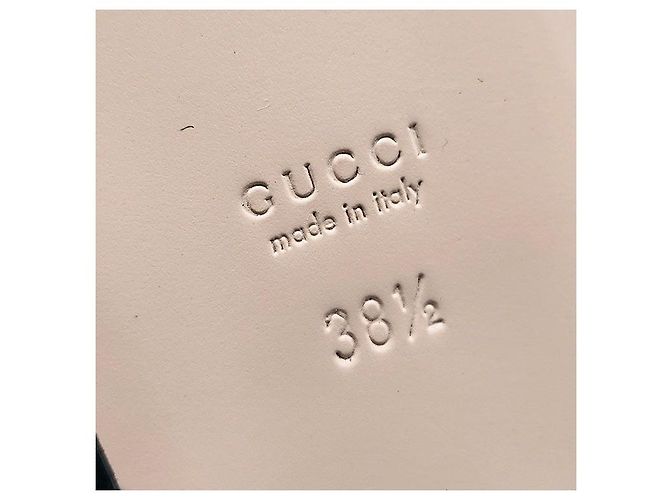 Gucci Mule Kibi in velluto Blopfer Nero - vista 7