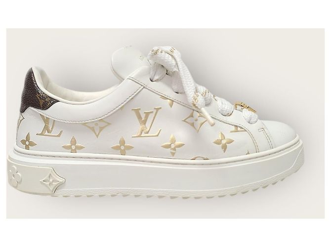 Louis Vuitton Monogram Timeout Sneaker in Weißgold - Ansicht 2