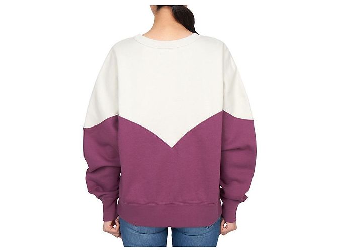 Isabel Marant Houston Fleece-Sweatshirt für Damen ECRY Pink - Ansicht 3