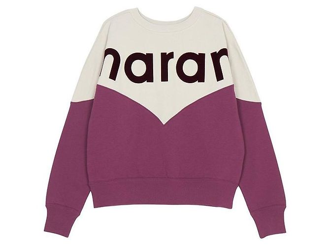 Isabel Marant Houston Fleece-Sweatshirt für Damen ECRY Pink - Ansicht 5