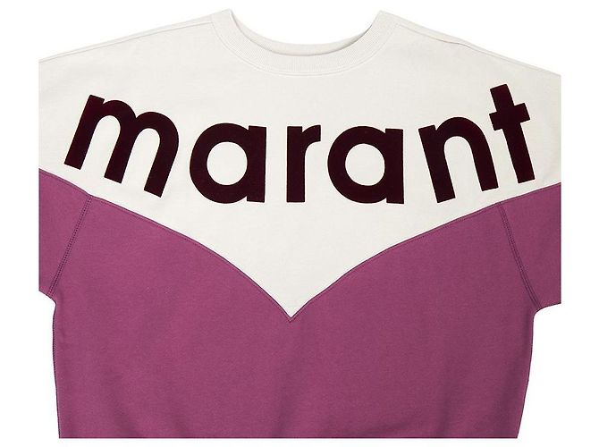 Isabel Marant Houston Fleece-Sweatshirt für Damen ECRY Pink - Ansicht 8