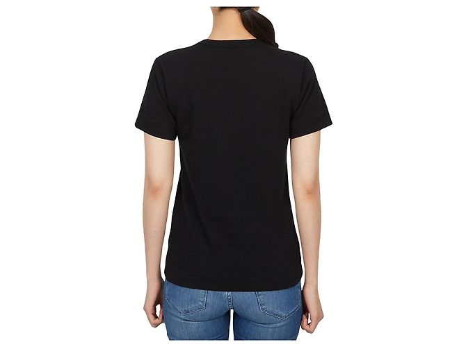 Comme Des Garcons Upside Down Heart T-Shirt für Damen Orange - Ansicht 3