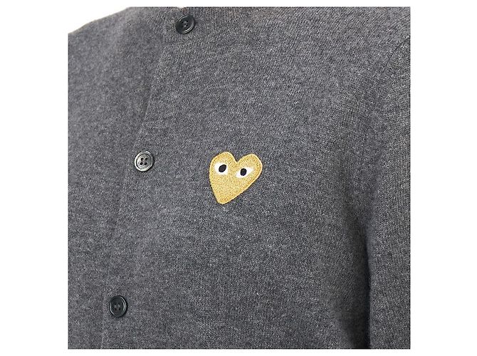 Comme Des Garcons Cardigan Gold Emblem AX Loose Fit (Unisex) - Ansicht 8