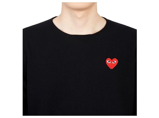 Comme Des Garcons Strickware für Herren AZ Schwarz - Ansicht 7