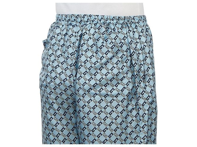 Gucci Pantaloncini quadrati in seta da uomo ZAMZY Multicolore - vista 10