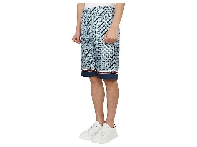 Gucci Pantaloncini quadrati in seta da uomo ZAMZY Multicolore - vista 3