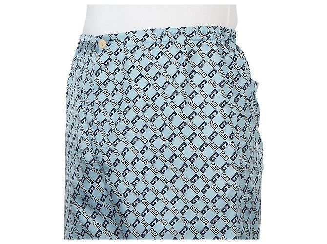 Gucci Pantaloncini quadrati in seta da uomo ZAMZY Multicolore - vista 8