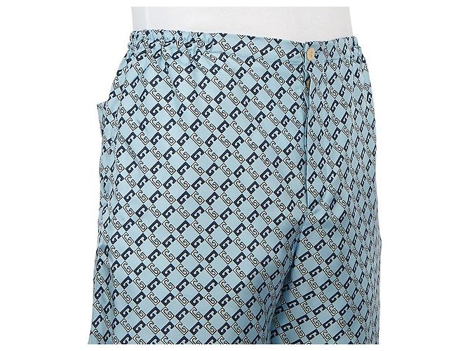 Gucci Pantaloncini quadrati in seta da uomo ZAMZY Multicolore - vista 9