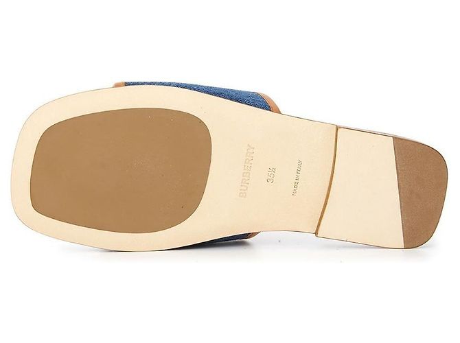 Burberry Mocassini in denim Carolyn Multicolore - vista 6