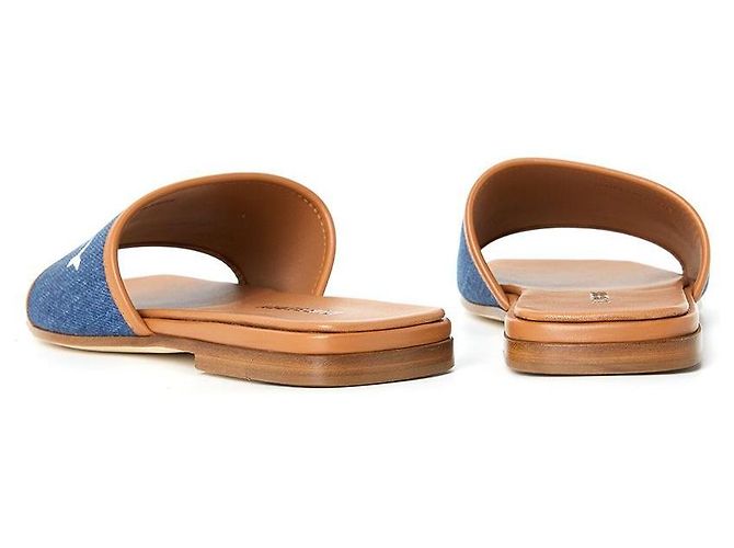 Burberry Mocassini in denim Carolyn Multicolore - vista 7