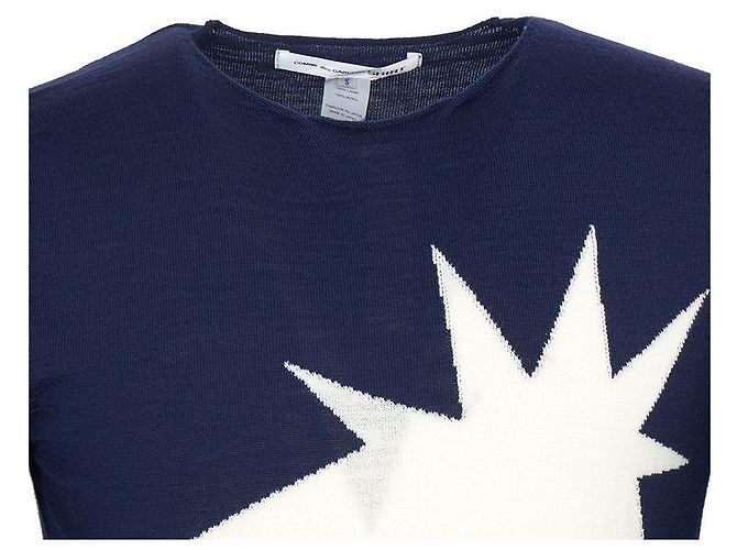 Comme Des Garcons Strickware für Herren FI Schwarz - Ansicht 4